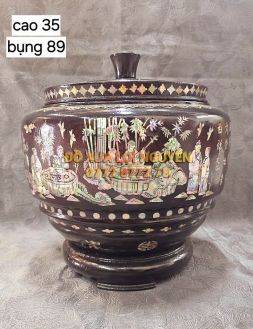 Hủ ủ trà. Gỗ gõ mật