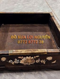 Khay trà gỗ mật -4