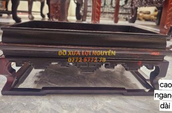 Khai trà gỗ trắc