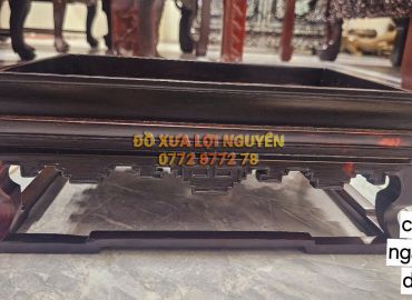 Khai trà gỗ trắc