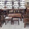 Bộ bàn gỗ mun ta xưa, 8 món rất đẹp