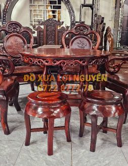 Bộ ruột dơi, gỗ cẩm lai ta 7 món