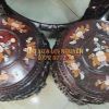 Bộ bàn trống, gỗ trắc, 7 món, cẩn ốc đẹp tuyệt