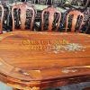 Bàn ăn 9 món, gỗ cẩm lai