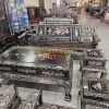 Bộ bàn ghế sang trọng, cẩn ốc tứ diện, gỗ gõ mật