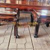 Bộ bàn phòng khách gỗ mun ta 8 món xưa