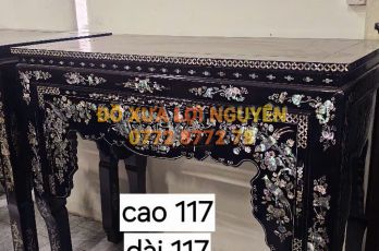 Ghế nghi thờ, gỗ gõ mật xưa, cẩn ốc đẹp