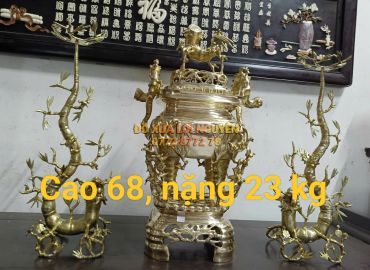 Bộ đỉnh đồng trúc tre