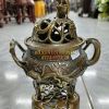 Xông trầm nho sóc bằng đồng