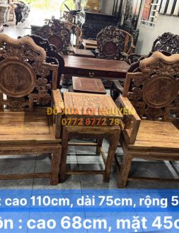 Bộ 3 món gỗ sưa đỏ vip, hiếm gặp