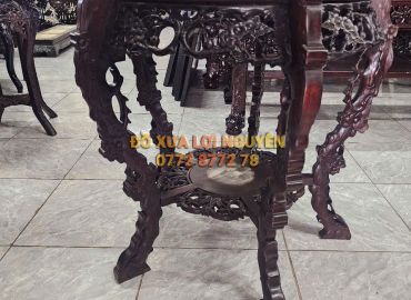 Đôn 5 đầu rồng, gỗ gõ mật VIP