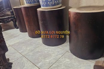 Đôn gỗ cẩm thị xưa, nguyên khối