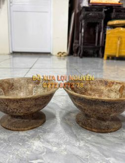 Cặp bát đá hàng tàu xưa