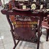 Bộ 3 món ghế thư giãn, Gỗ gõ mật chuẩn xưa
