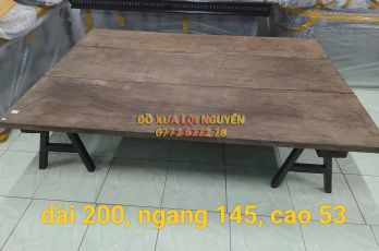 Ván ngựa 3 lá nam bộ xưa, gỗ gõ mật
