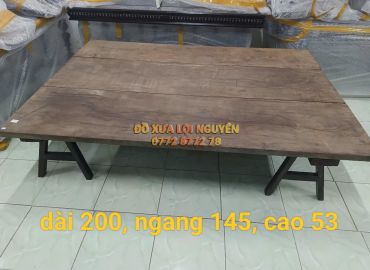 Ván ngựa 3 lá nam bộ xưa, gỗ gõ mật