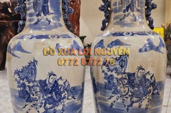 Cặp bình tích người, gốm tàu