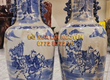 Cặp bình tích người, gốm tàu