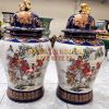 Cặp bình tích mã đáo thành công, gốm tàu