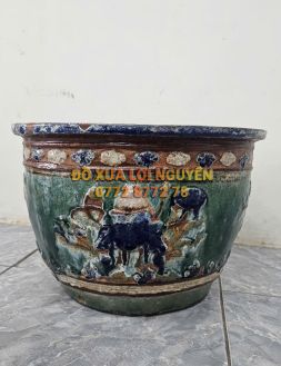Chậu cổ gốm cây mai - 7