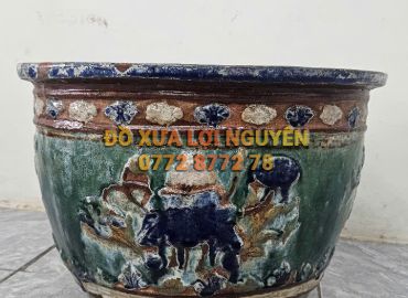 Chậu cổ gốm cây mai - 7
