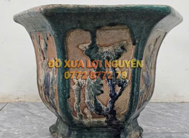 Chậu cổ gốm cây mai - 8