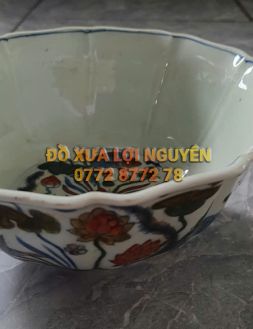 Bát sen cá gốm tàu