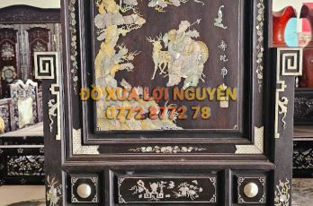 Bình phong, gỗ gõ mật xưa