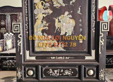 Bình phong, gỗ gõ mật xưa