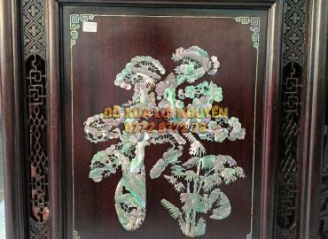 121 Tranh chữ LỘC, Gỗ Gõ Mật
