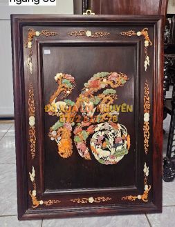 Tranh chữ PHÚC, gỗ trắc ta