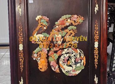 Tranh chữ PHÚC, gỗ trắc ta