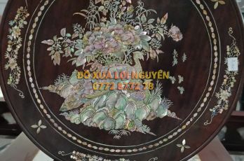 Dĩa tranh gỗ gõ mật