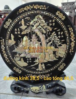 Dĩa tranh, gỗ gõ mật