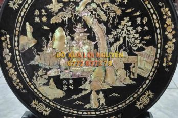 Dĩa tranh, gỗ gõ mật