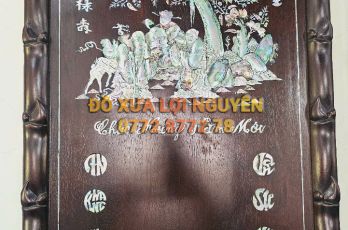 Tranh lịch PHÚC - LỘC - THỌ, Gỗ gõ mật