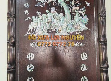 Tranh lịch PHÚC - LỘC - THỌ, Gỗ gõ mật