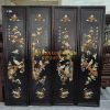 Tranh tứ quý gỗ trắc ta Vip