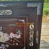 Tranh vinh quy bái tổ khảm ốc đỏ VIP. Gỗ gõ mật