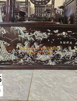Tranh ngựa mã đáo thành công, gỗ gõ mật - 2