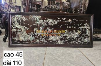 Tranh ngựa mã đáo thành công, gỗ gõ mật - 2