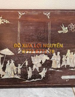 Tranh xưa, gỗ trắc ta