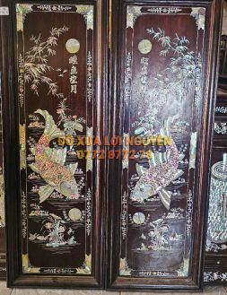 Tranh lý ngư vọng nguyệt, Gỗ gõ mật