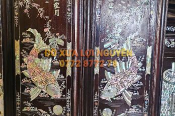 Tranh lý ngư vọng nguyệt, Gỗ gõ mật