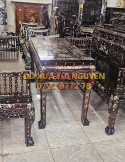 Trường kỷ song tiện nam bộ xưa - Gỗ gõ mật