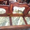Trường kỷ gỗ cẩm lai xưa 3 món, mặt đá tàu