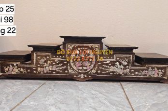 Kệ ngũ sơn, gỗ gõ mật xưa