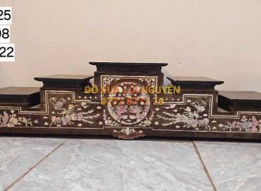 Kệ ngũ sơn, gỗ gõ mật xưa