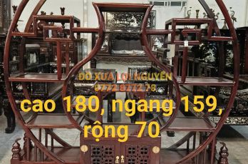Kệ trưng bày, gỗ cẩm lai