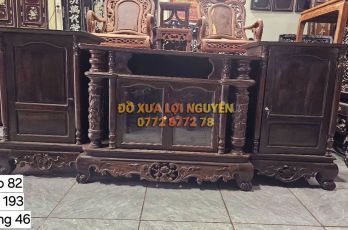 Tủ tivi, Gỗ trắc ta xưa